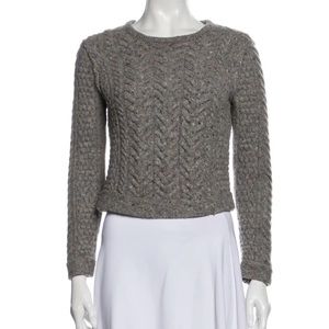 Rag & Bone Grey Sweater Zip Up Back